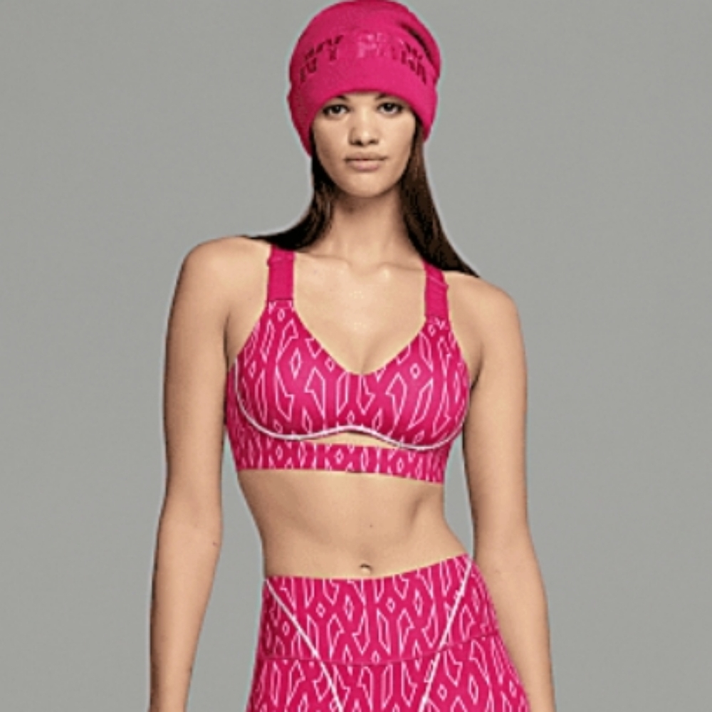 MEDIUM-SUPPORT MONOGRAM CUTOUT BRA